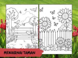 Mewarnai Taman: Koleksi Gambar Terbaru dan Terpopuler