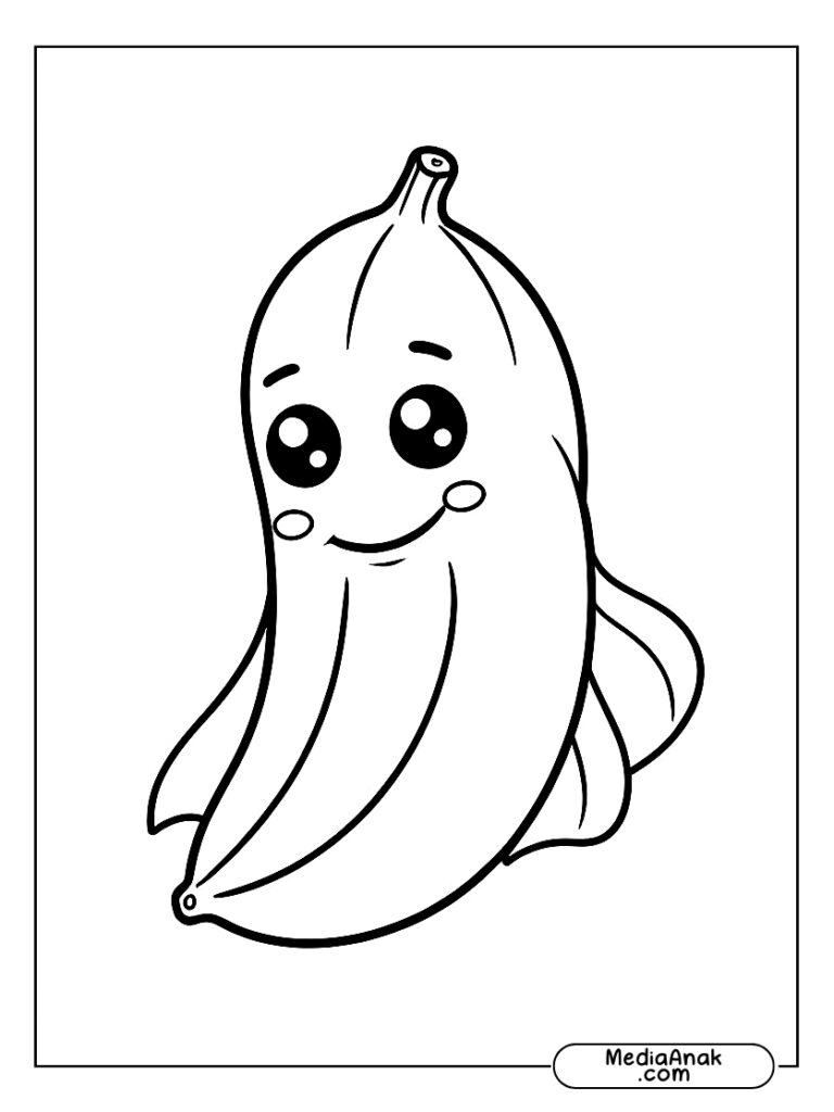 Pisang Kupas dengan Wajah Lucu ca