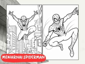 Serunya Mewarnai Spiderman! Unduh dan Cetak Sekarang