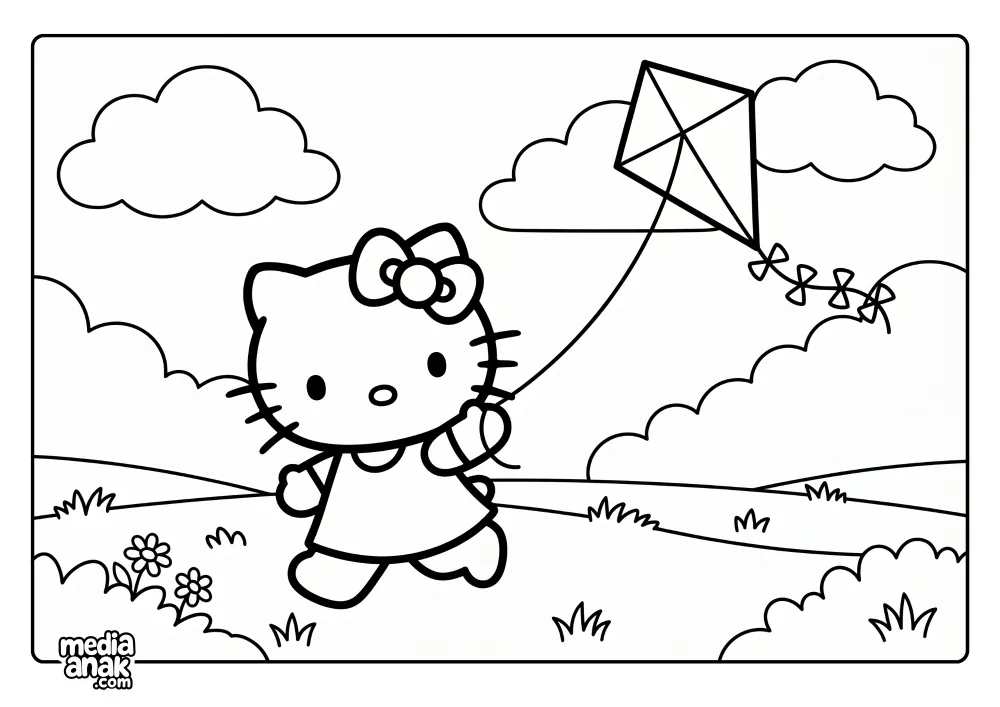 Petualangan Layang Layang Hello Kitty