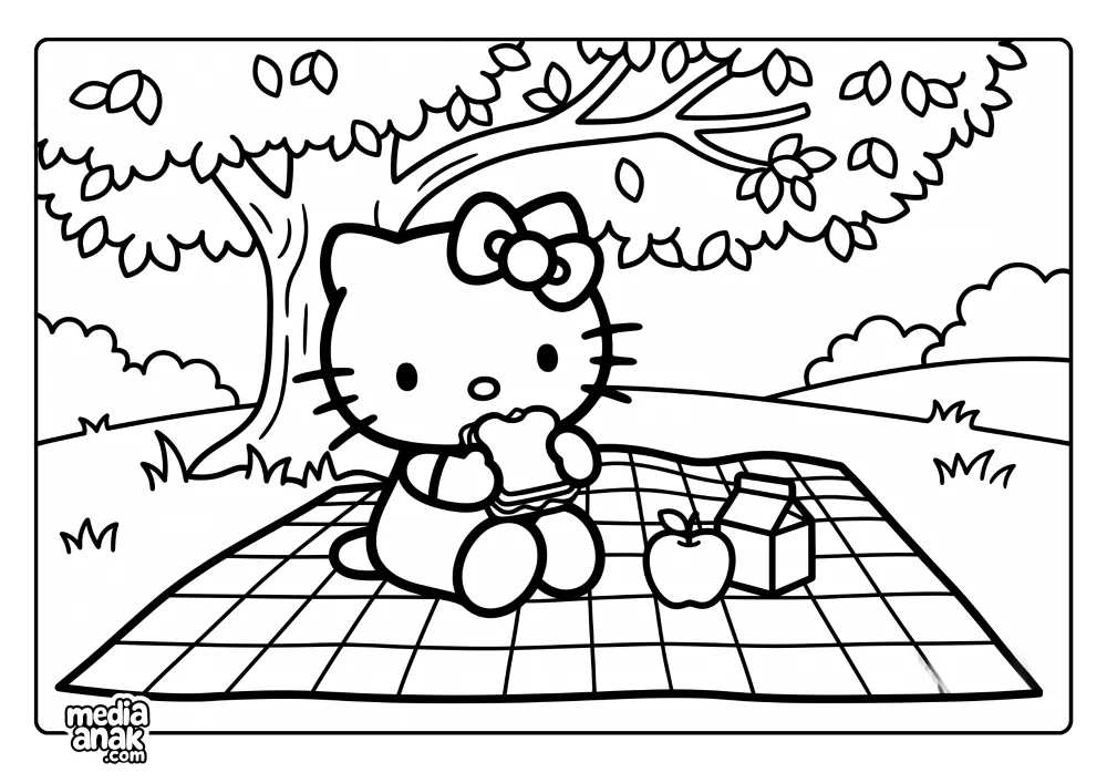 Piknik Santai Hello Kitty Di Taman