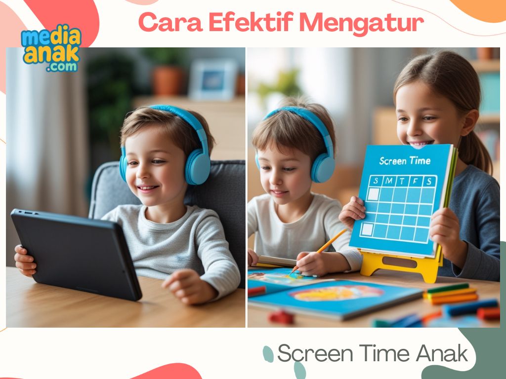 dengan memberikan jadwal yang konsisten menjadi salah satu cara dalam mengatur screentime anak