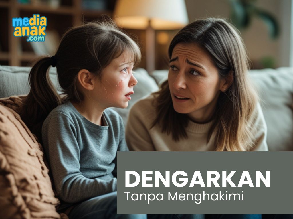 Dengarkan Tanpa Menghakimi menjadi salah satu cara dalam penanganan bullying pada anak