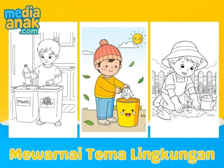 Kumpulan Gambar Mewarnai Tema Lingkungan: Ajarkan Anak Cinta Bumi!