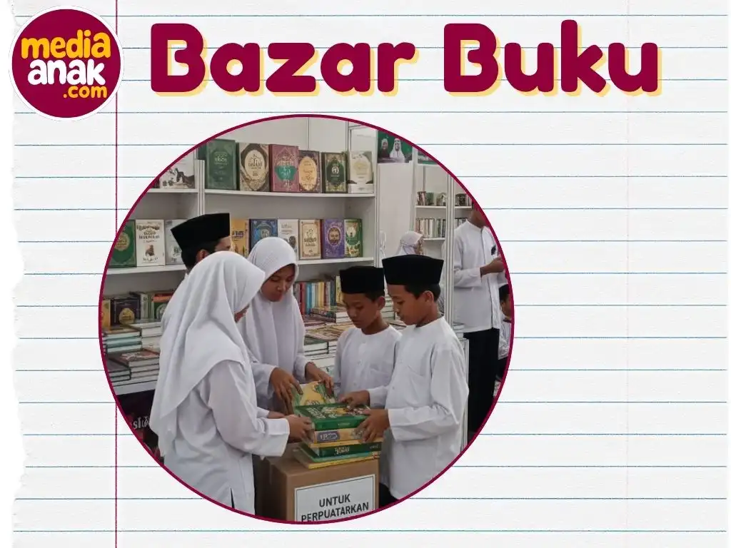 Kegiatan hari santri nasional dengan mengadakan bazar