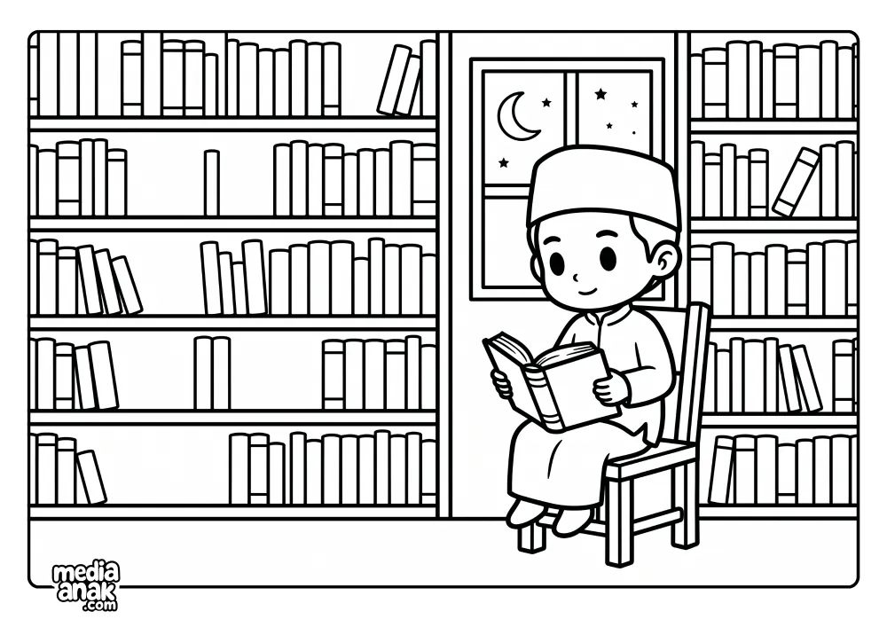 Santri Cilik Membaca