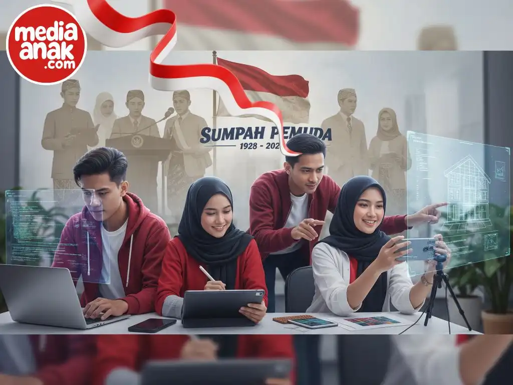 semangat sumpah pemuda memicu kreativitas digital anak