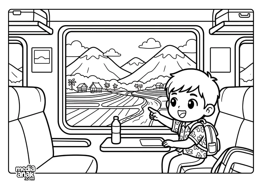 Pemandangan Jendela Kereta