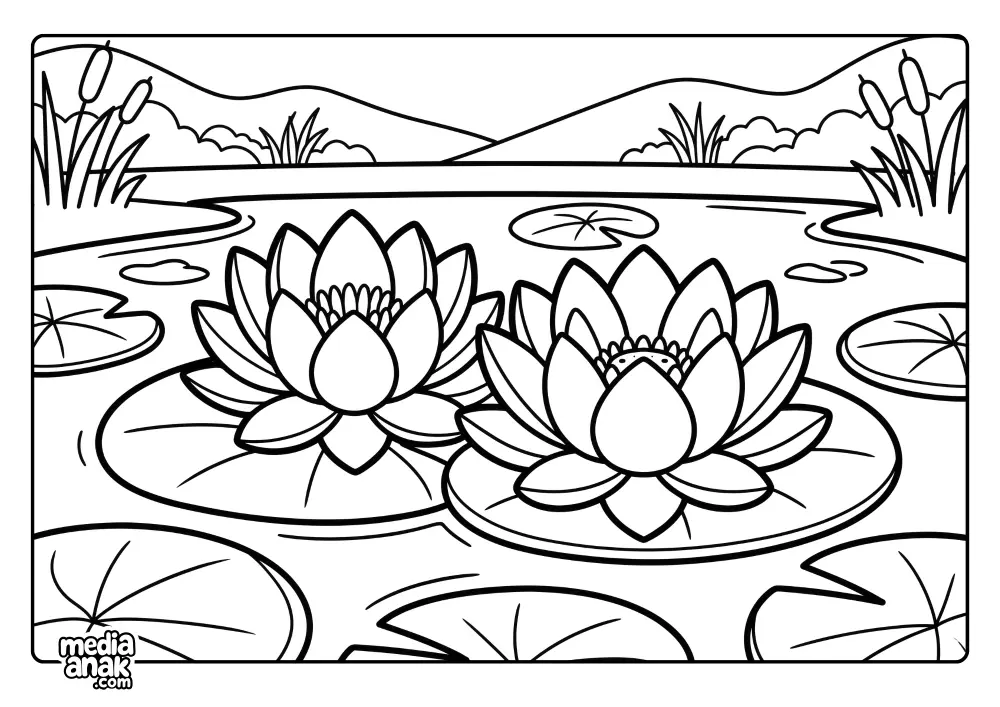 Dua Bunga Teratai Di Danau Impian