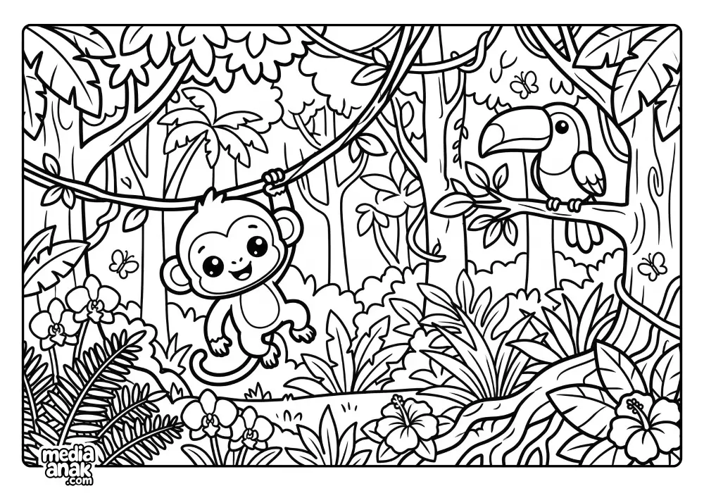 Petualangan Si Jago Berayun Di Hutan Rimbun