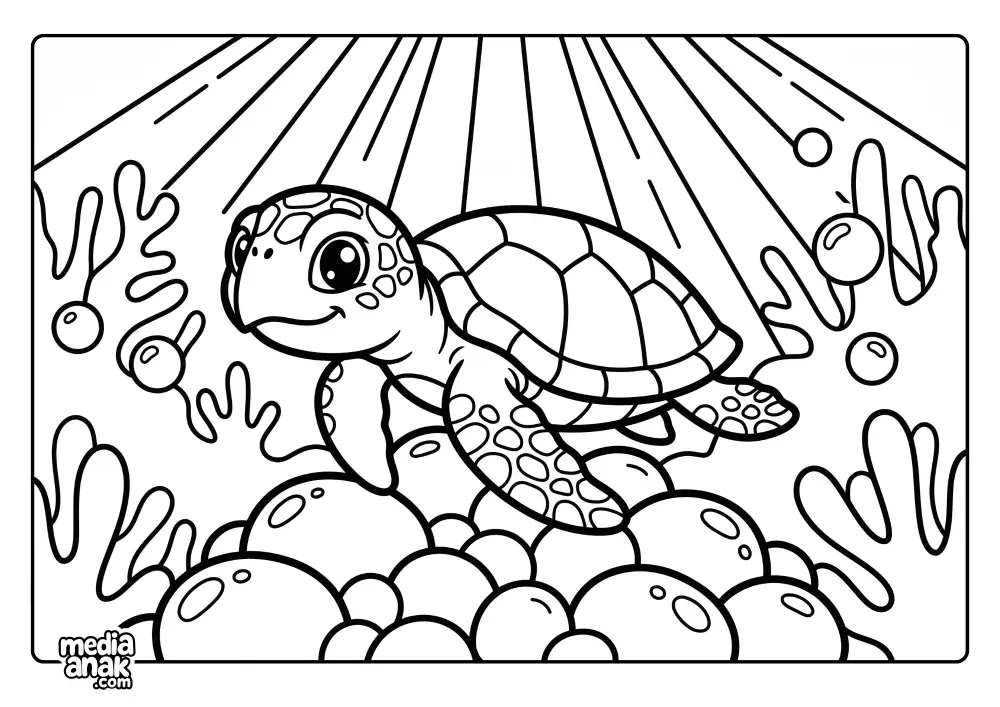 Penyu Cilik Penjelajah Samudra