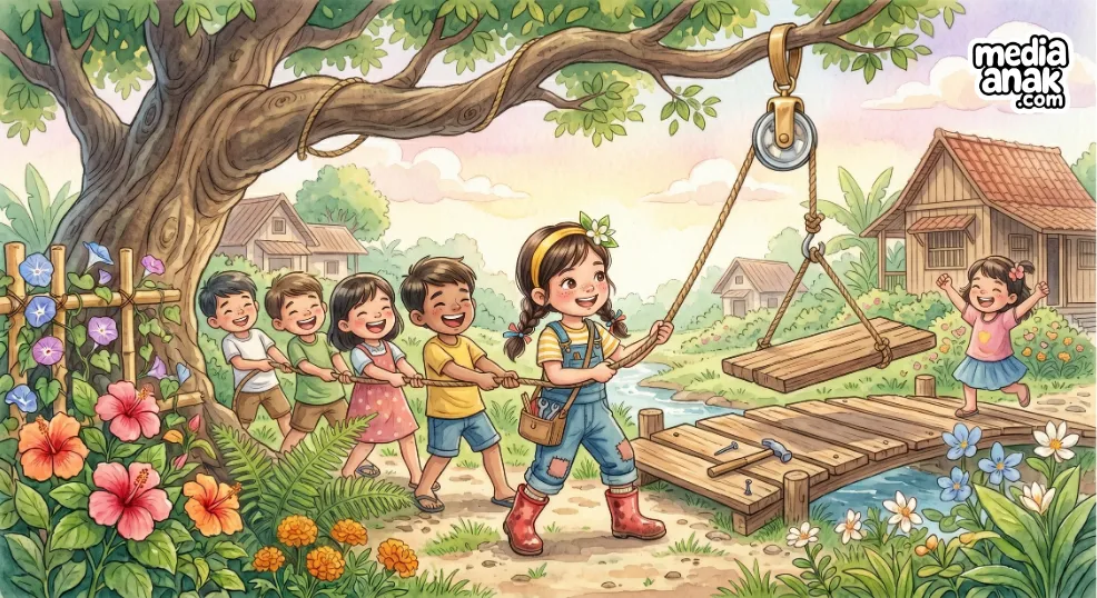 petualangan wulan emansipasi anak misi penyelamatan menara pelangi